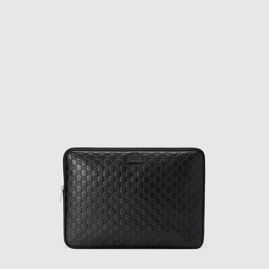 Gucci Signature laptop case black Gucci signature laptop cases 