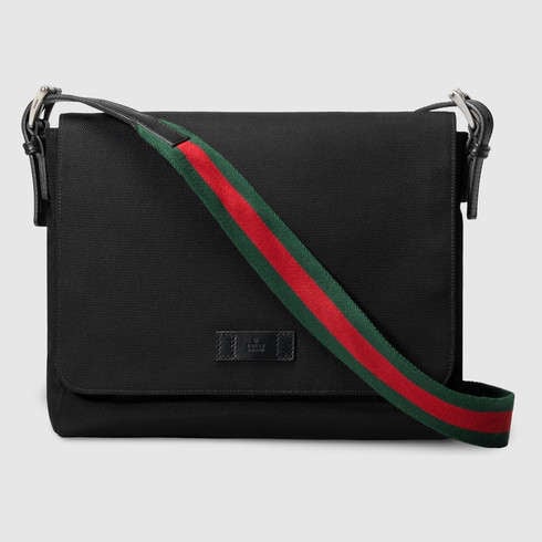 Gucci Techno canvas messenger bag black techno canvas laptop cases fall 2017