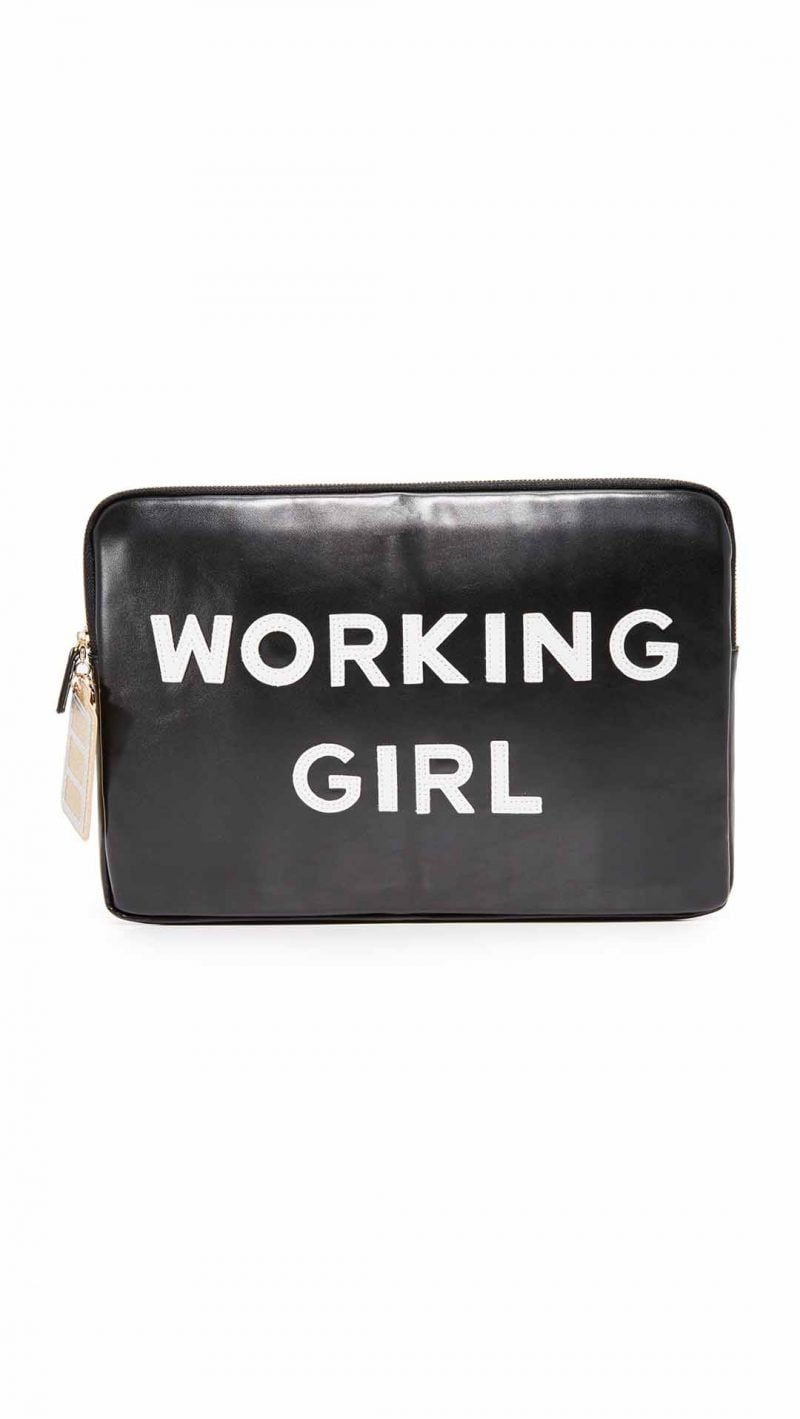 Iphoria Working Girl Laptop Sleeve black white laptop cases women 