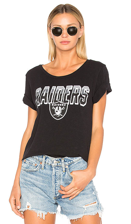 Junk Food RAIDERS TEE Junk food True Black nfl shirts women