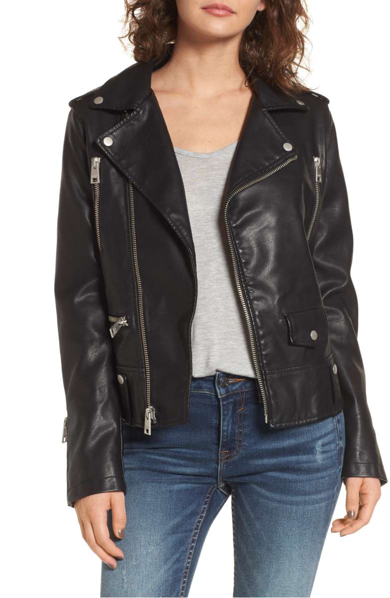 Levi's Faux Leather Moto Jacket Black 