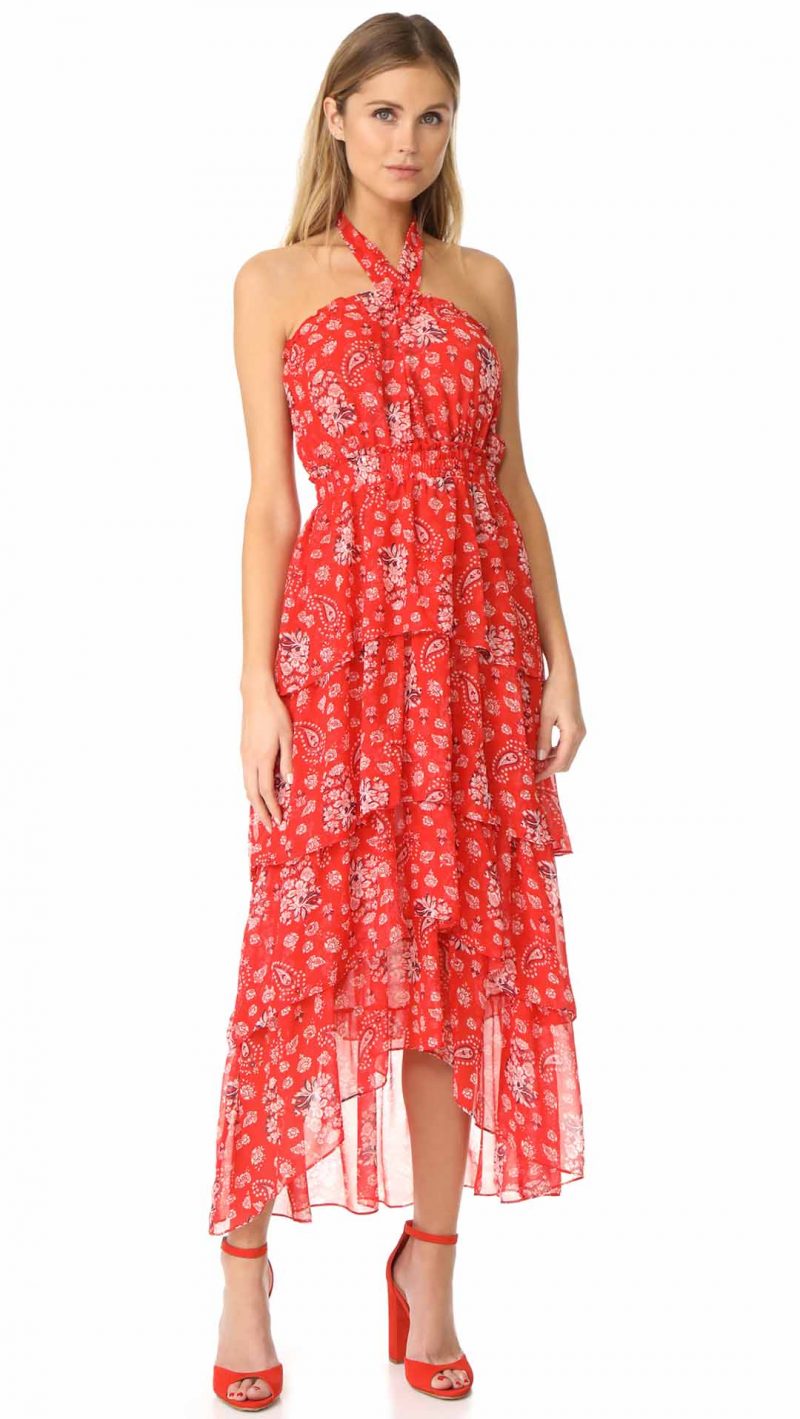 MISA Valeria Dress FL2 Paisley Fall Floral Print dresses wedding guests