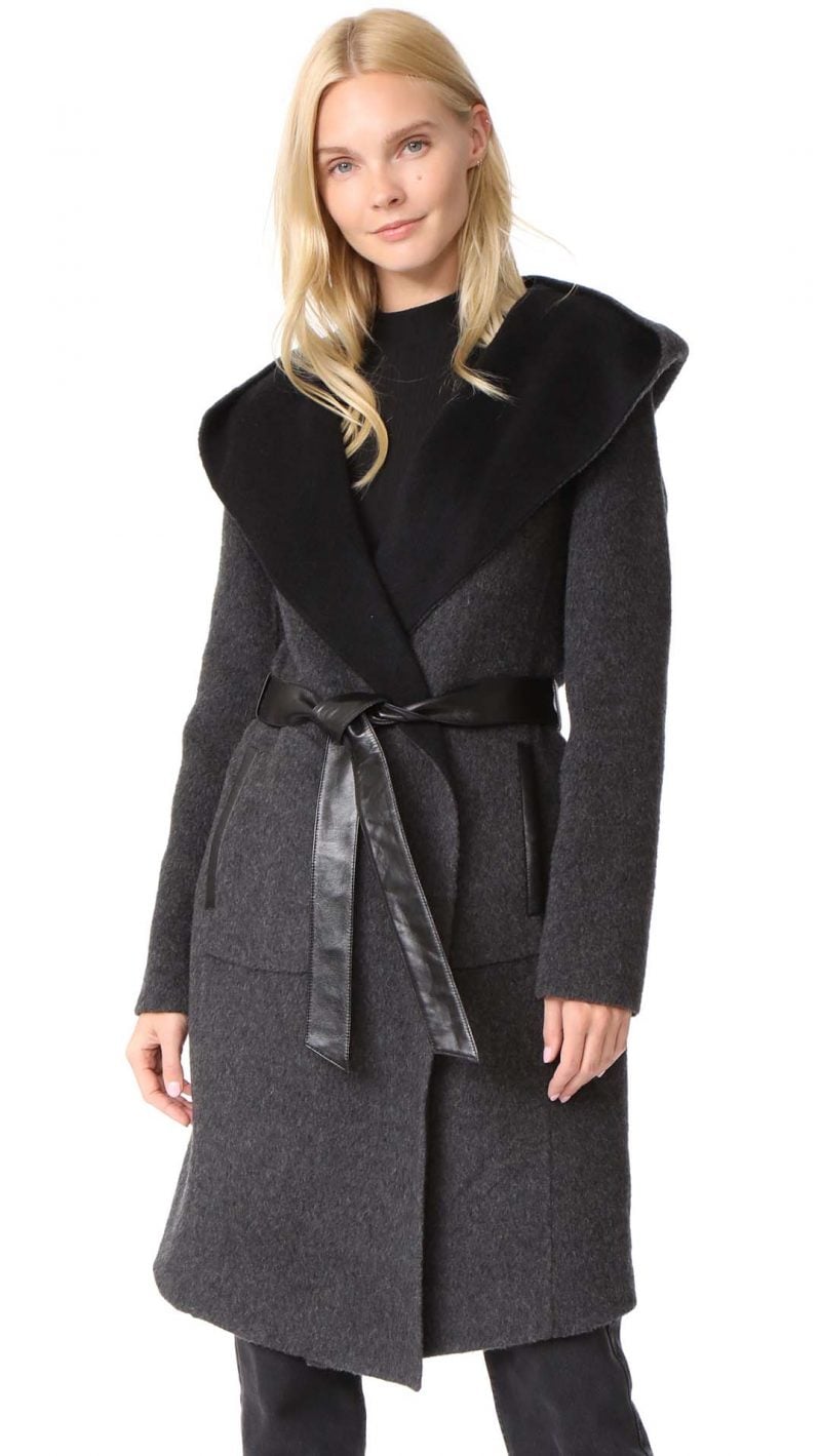 Mackage Kalysta Wool Jacket Black Charcoal Shopbop event of the season sale