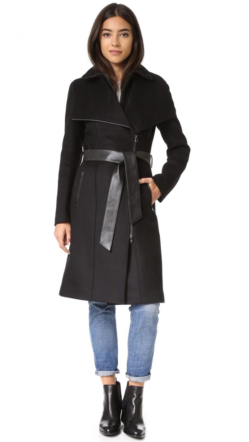 Mackage Nori Coat Black trench coats fall 2017