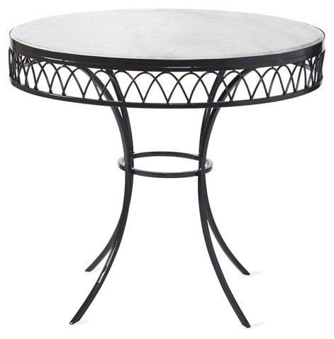ONE KINGS LANE COLLECTION Linden Bistro Table, Charcoal one kings lane summer clearance sale