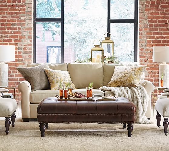 Pottery Barn CHASE TUFTED RUG - NATURAL pottery barn rugs sale sofa leather ottoman