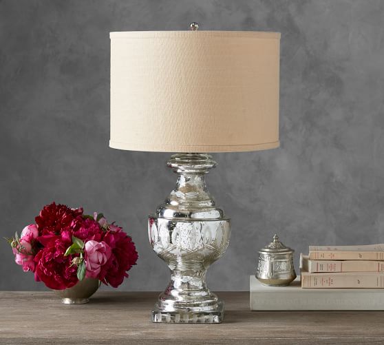 Pottery Barn JAMIE YOUNG ANTIQUE ETCHED MERCURY LAMP pottery barn 20% sale