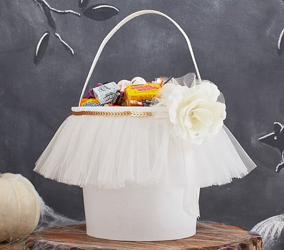 Pottery Barn Kids Monique Lhuillier Ivory Treat Bag pottery barn kids halloween trick or treats bags sale