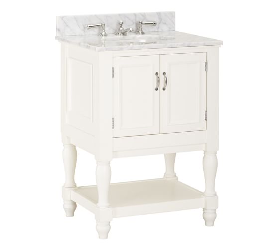 Pottery Barn NEWPORT SINGLE MINI SINK CONSOLE premier sale