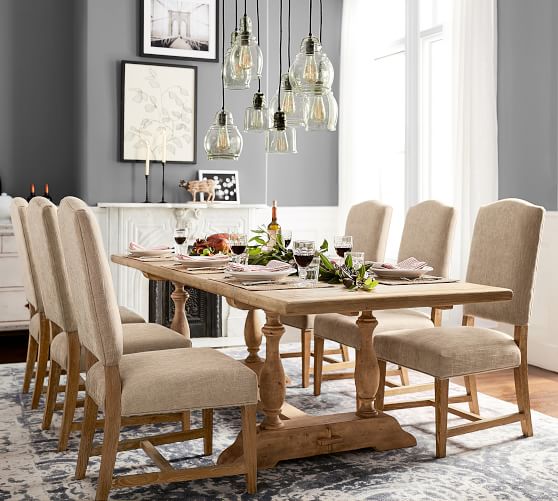Pottery Barn PARKMORE EXTENDING DINING TABLE pottery barn warehouse sale