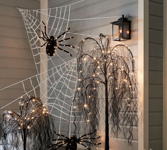 Pottery Barn SHOELACE SPIDER WEB pottery barn fall decorating sale