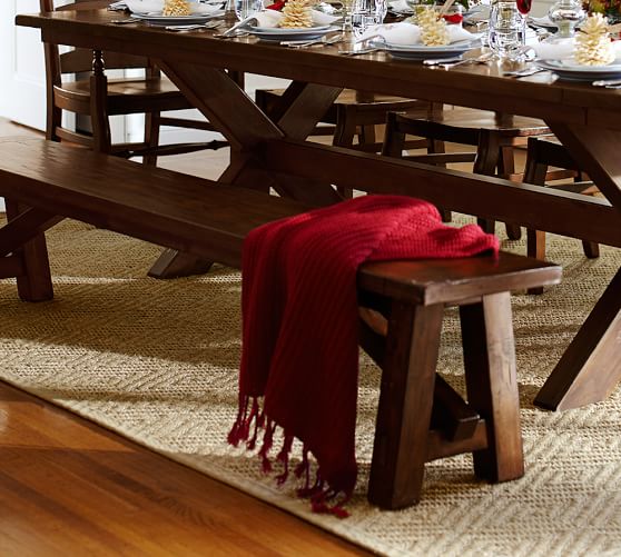 Pottery Barn TOSCANA BENCH Alfresco Brown dining furniture sale