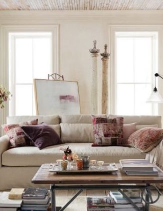Pottery Barn YORK ROLL ARM DEEP SEAT SLIPCOVERED SOFA COLLECTION pottery barn upholstered sectionals sofas sale