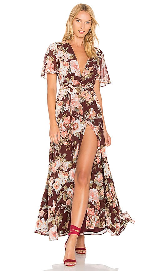 Privacy Please PLAZA KIMONO DRESS Dark Sienna fall 2017