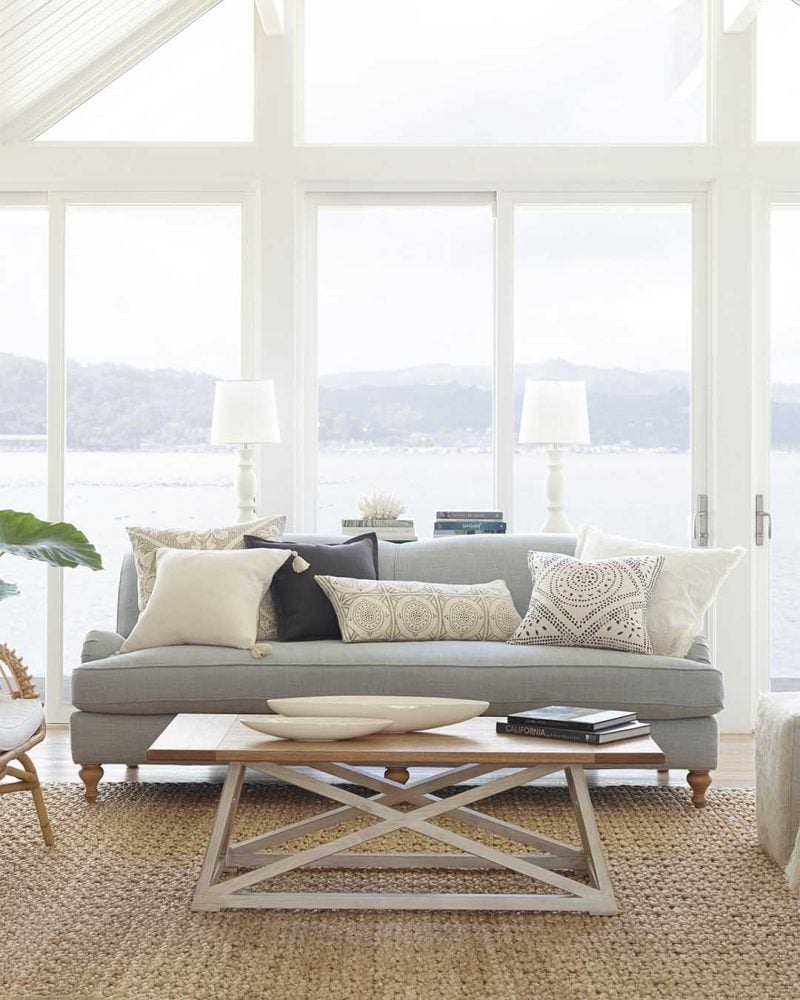 Serena and Lily Miramar Sofa with Bench Seat serena and lily upholstery sale
