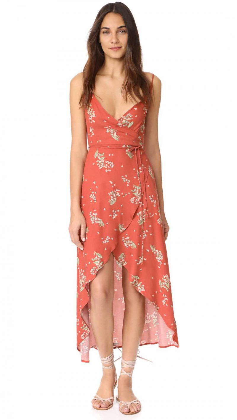 Somedays Lovin Lover To Lover Wrap Dress Multi Floral Print