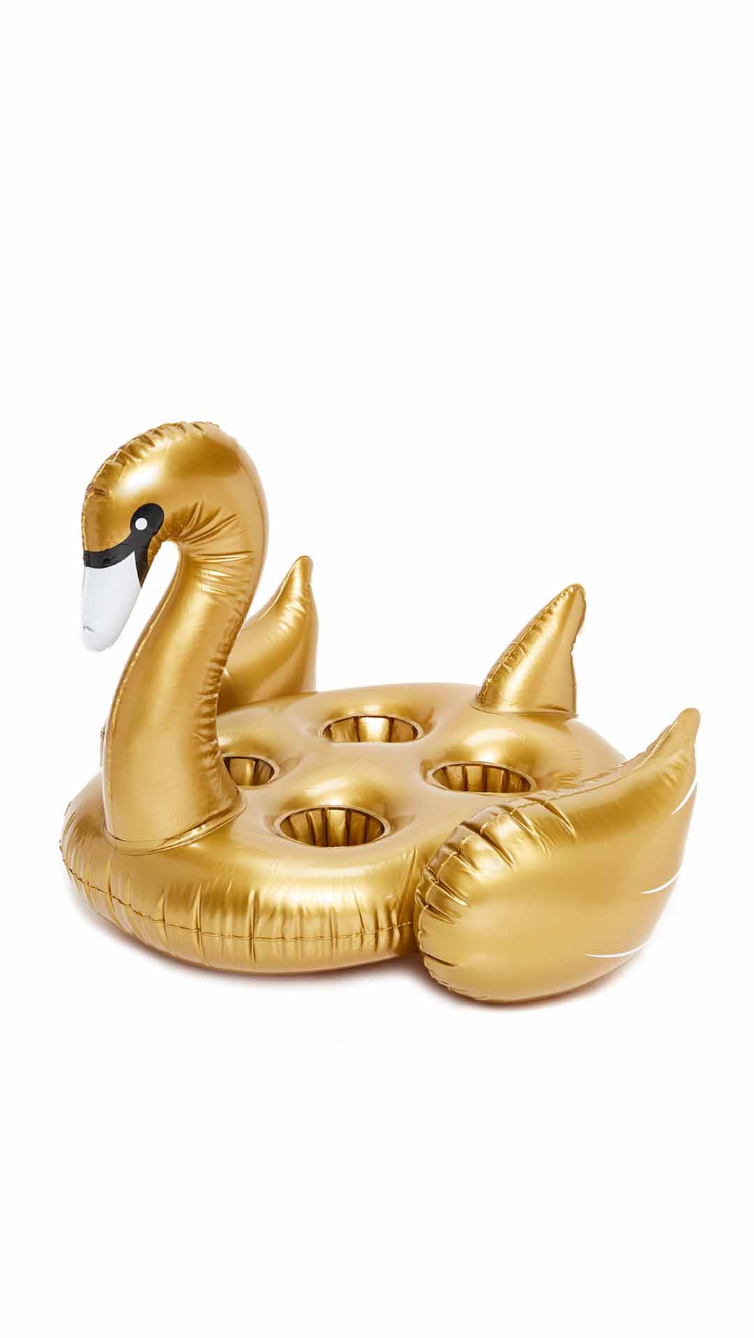 SunnyLife Inflatable Gold Swan Drink Holder Gold shopbop labor day sale