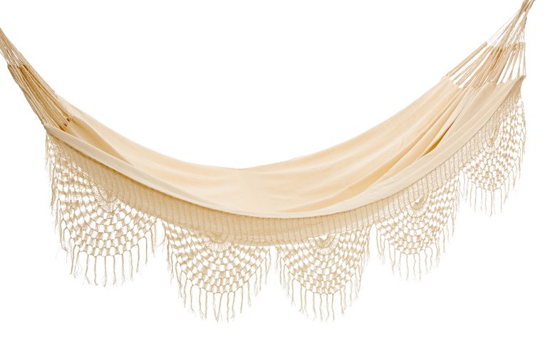 WAYUU HAMMOCKS FOR ONE KINGS LANE Macondo Hammock, Off-White one kings lane summer clearance sale 