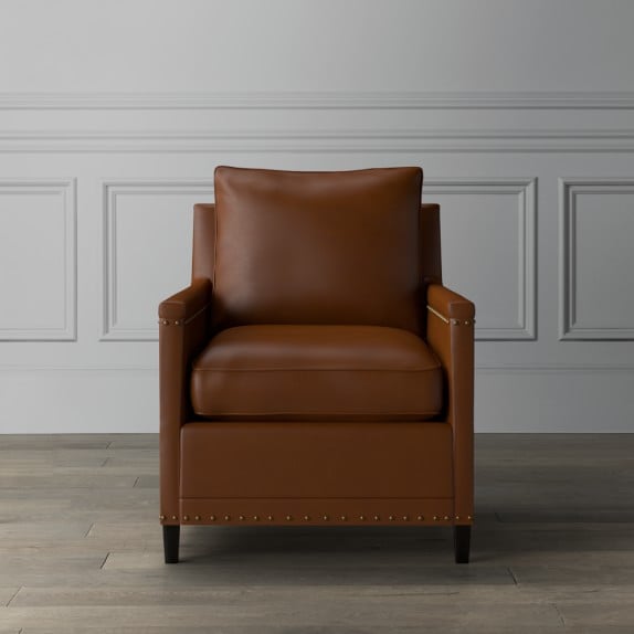 Williams Sonoma Home Addison Leather Chair Nailhead Trim williams sonoma home buy more save more sale