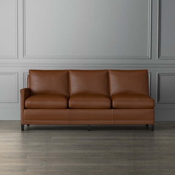 Williams Sonoma Home Addison Leather Customizable Sectional Sofa williams sonoma home buy more save more sale