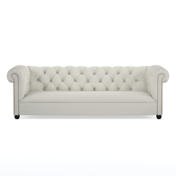 Williams Sonoma Home Bond Chesterfield Sofa Linen Cotton Weave Ivory Grade A Nailhead Trim williams sonoma home buy more save more sale
