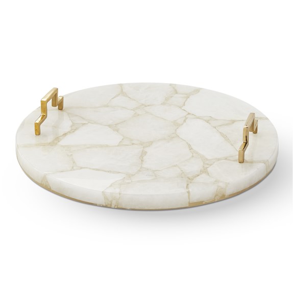 Williams Sonoma Home Round White Quartz Tray williams sonoma home buy more save more sale