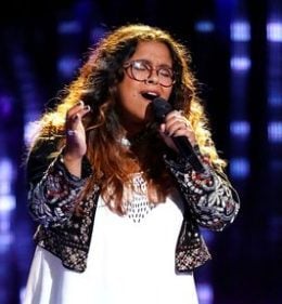 Watch The Voice Season 13 Episode 1 The Blind Auditions Premiere Night 1 Videos: Monday, September 25, 2017. Meet talented singer Brooke Simpson (age 26 of Hollister, North Carolina) sing Demi Lovato's hit song "Stone Cold." It was amazing! It was so amazing in fact that Jennifer Hudson threw her book at her. Adam, Jennifer and Miley gave her a well deserved standing ovation. It was fabulous! Did I mention that all four chairs turned around for her?!?!
