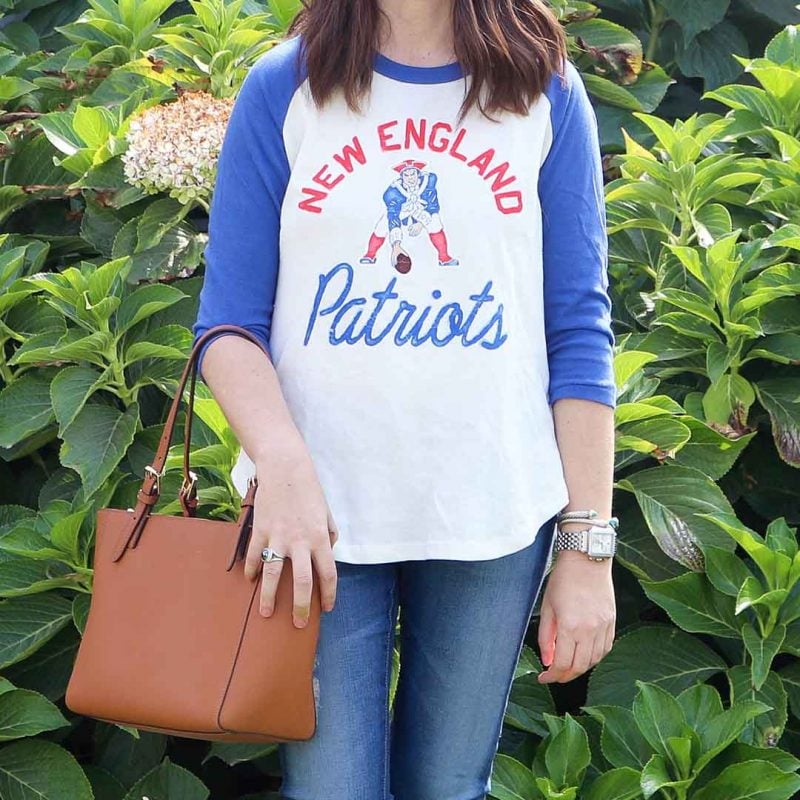 closeup candace rose anderson junk food nfl shirts new england patriots fashion blogger style sports football tom brady