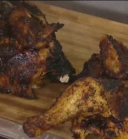Watch Elizabeth Heiskell the Debutante Farmer show Keir Simmons, Al Roker and Sheinelle Jones how to make sweet and spicy beer can chicken for Labor Day on the Monday, September 4, 2017 episode of the Today show.