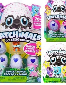 Hatchimals - CollEGGtibles 4-Pack + Bonus (Styles & Colors May Vary) by Spin Master