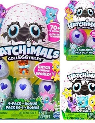 Hatchimals - CollEGGtibles 4-Pack + Bonus (Styles & Colors May Vary) by Spin Master