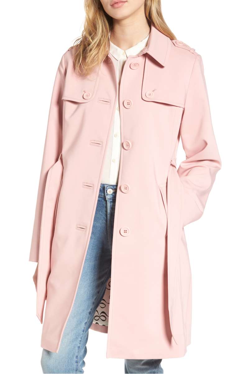 kate spade new york 3-in-1 trench coat jasper pink trench coats fall 2017