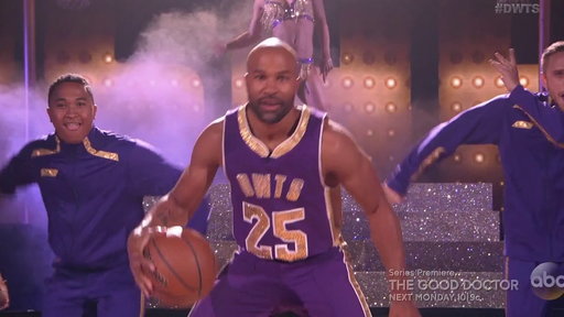  Watch Dancing With The Stars Season 25 Episode 1 Videos Night 1 on Monday, September 18, 2017. See LA Lakers great Derek Fisher and Sharna Burgess take a shot at salsa! See them dance to Kurtis Blow's hit song "Basketball." It was so great. Derek can really dance! They scored an 18 out of 30!