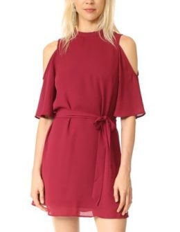 BB Dakota Jack by BB Dakota Jensen Dress Rhubarb Maroon shopbop fall sale