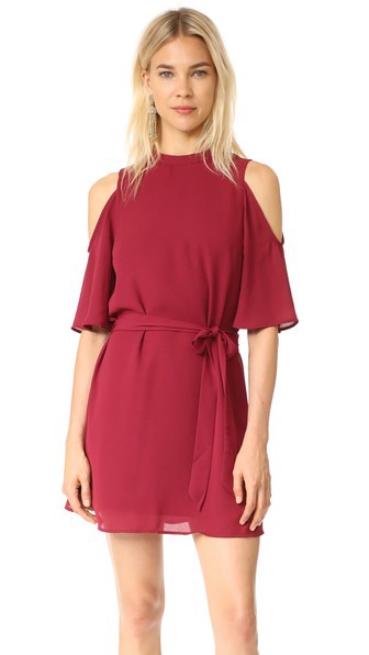 BB Dakota Jack by BB Dakota Jensen Dress Rhubarb Maroon shopbop fall sale