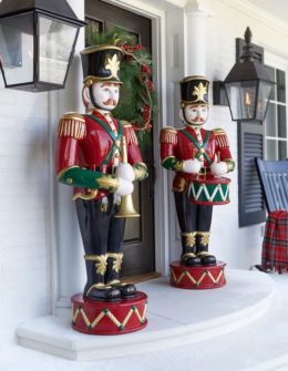 Drummer Toy Soldier Outdoor Horchow holiday and entertaining sale