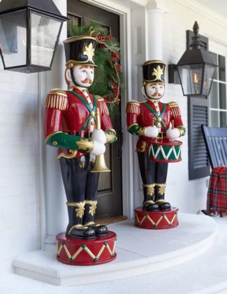 Drummer Toy Soldier Outdoor Horchow holiday and entertaining sale