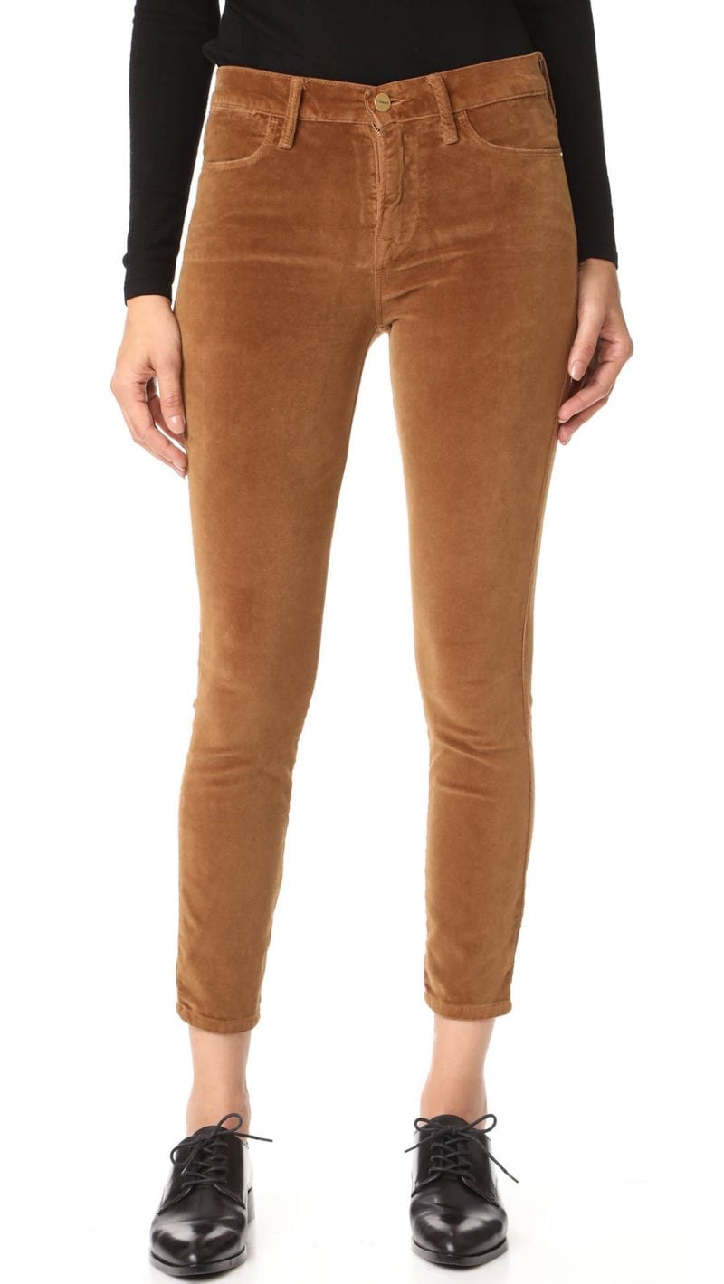 FRAME Velvet Le High Skinny Pants Camel shopbop fall sale
