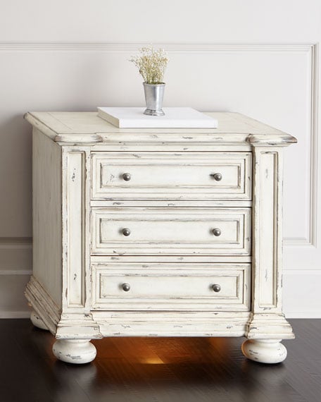 Hooker Furniture Edina Three-Drawer Nightstand Beige horchow bed and bath sale