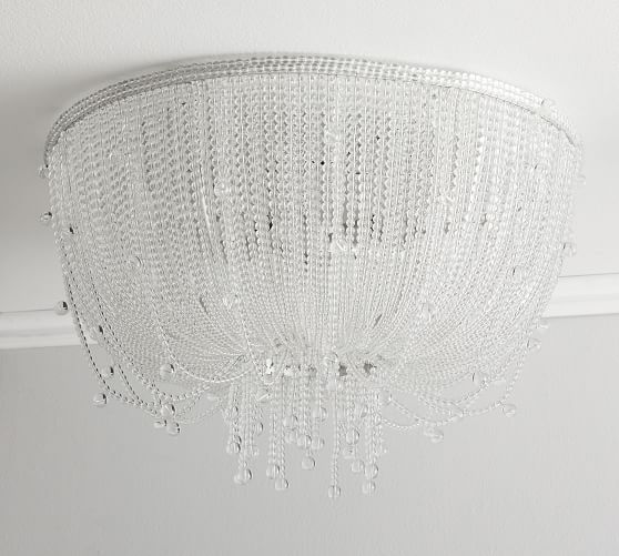 MONIQUE LHUILLIER JULES FLUSHMOUNT pottery barn