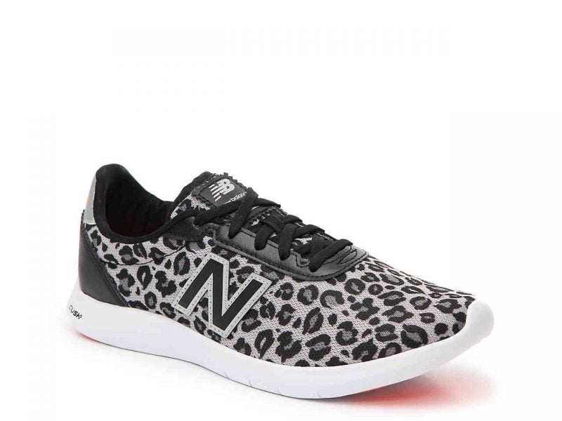 NEW BALANCE 514 SNEAKER - WOMEN'S Black Grey Leopard Print sneakers 