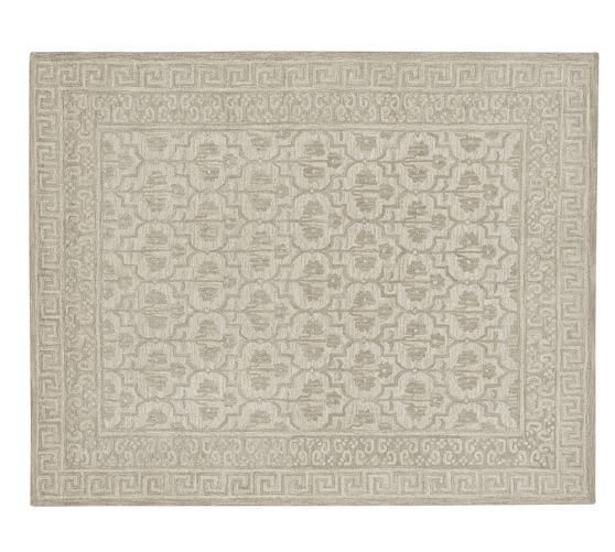 Pottery Barn BRAYLIN TUFTED WOOL RUG - NEUTRAL pottery barn flash sale