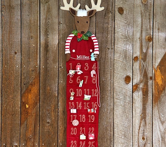 Pottery Barn Kids Reindeer Advent Calendar pottery barn kids christmas holiday sale