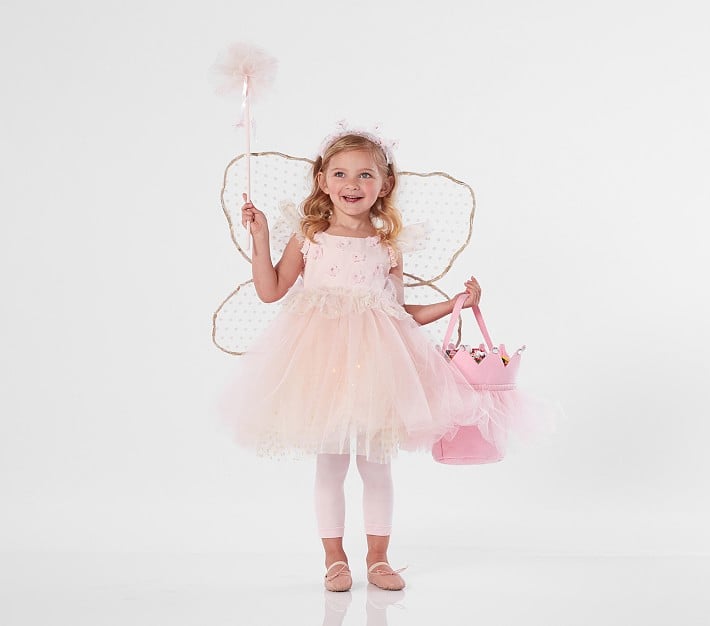 Pottery Barn Kids Toddler Light Up Pink Flower Magical Fairy Costume halloween costumes 
