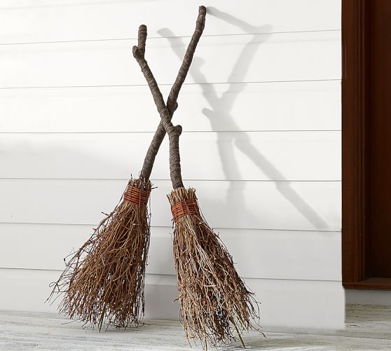 Pottery Barn LIT DANCING BROOM twenty percent off sale