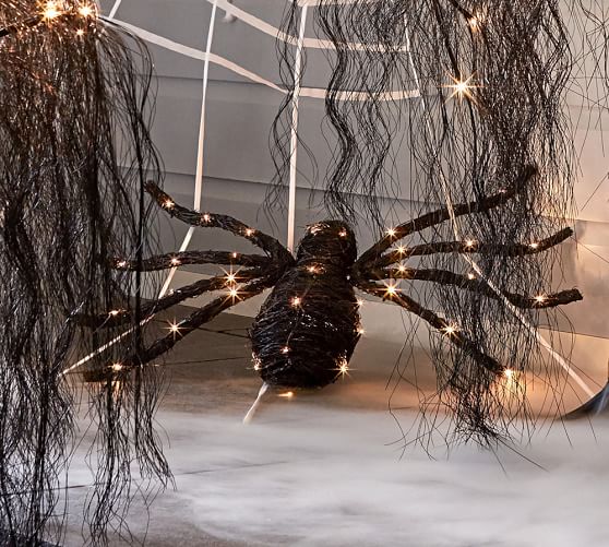 Pottery Barn LIT OVERSIZED SPIDER pottery barn 20 percent sale halloween