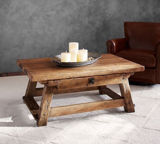 Pottery Barn MONROE COFFEE TABLE pottery barn flash sale