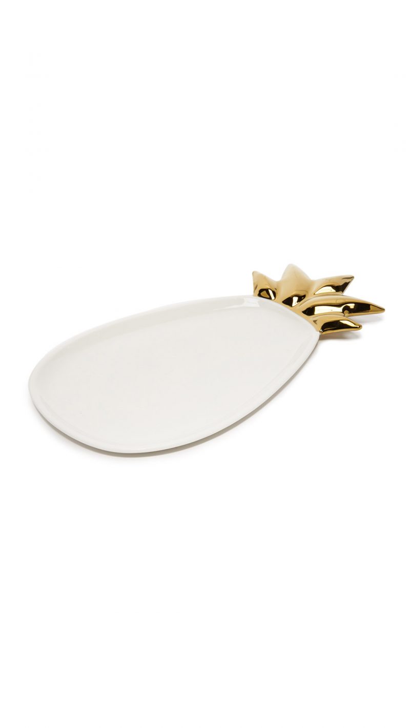 Rosanna Inc Pineapple Plate White Shopbop fall sale