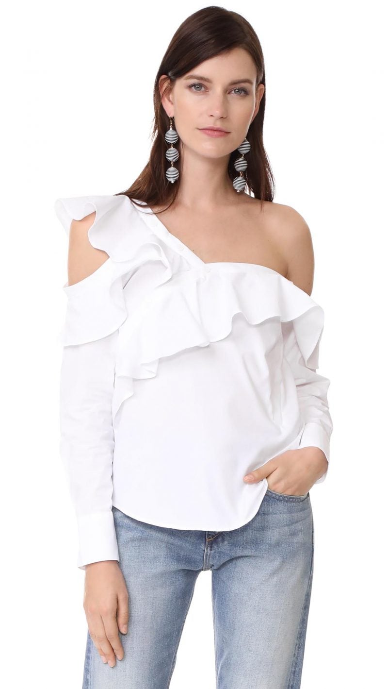 STYLEKEEPERS Look of Love Off Shoulder Top Ivory Shopbop fall sale