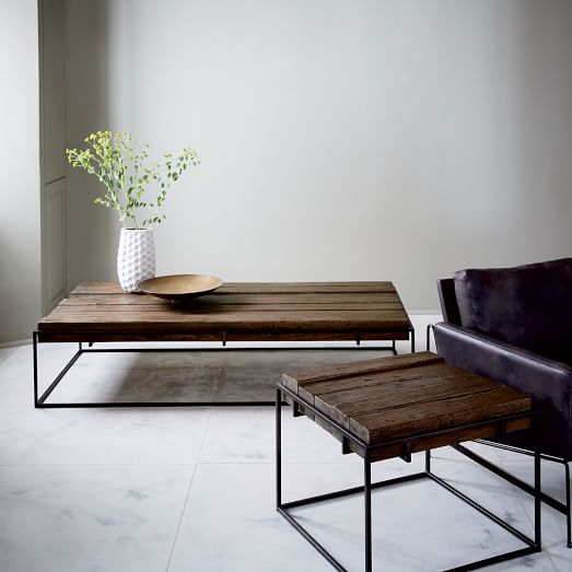 West Elm Muir Side Table Reclaimed Pine west elm warehouse sale